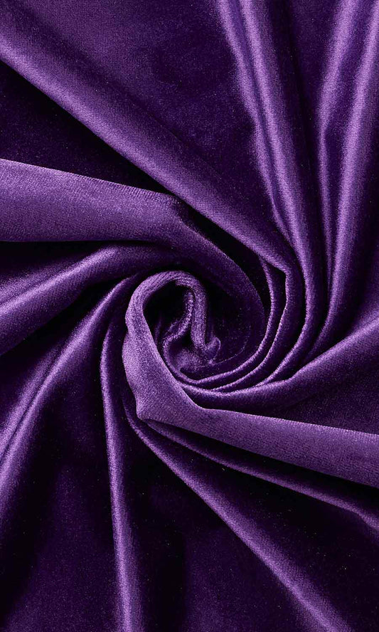 Velvet Custom Size Window Home Décor Fabric Sample (Purple)