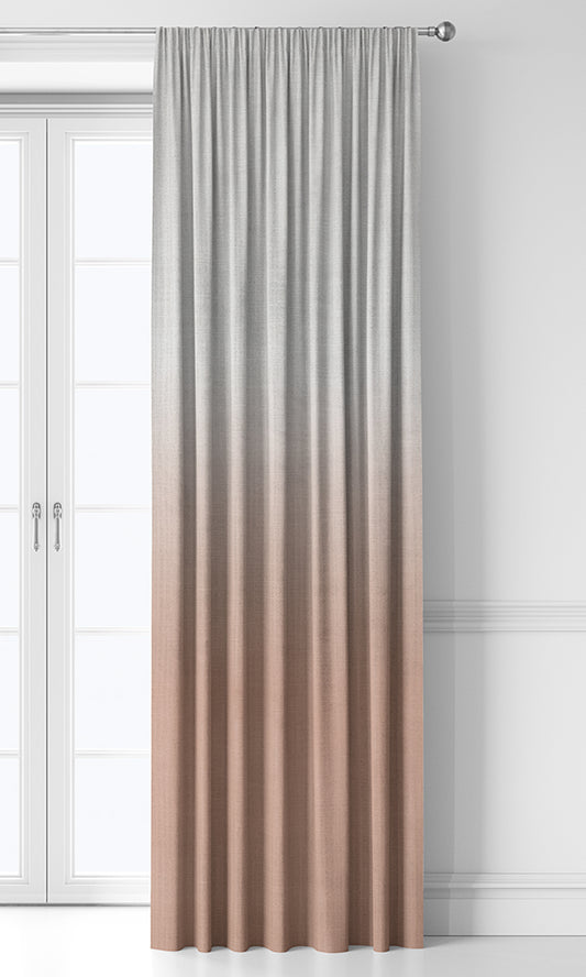 2-Tone Ombre Home Décor Fabric By the Metre (Salmon)