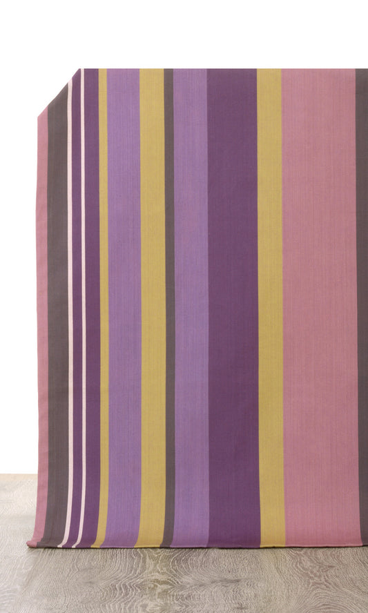 Made to Measure Cotton Home Décor Fabric By the Metre (Pink/ Purple)